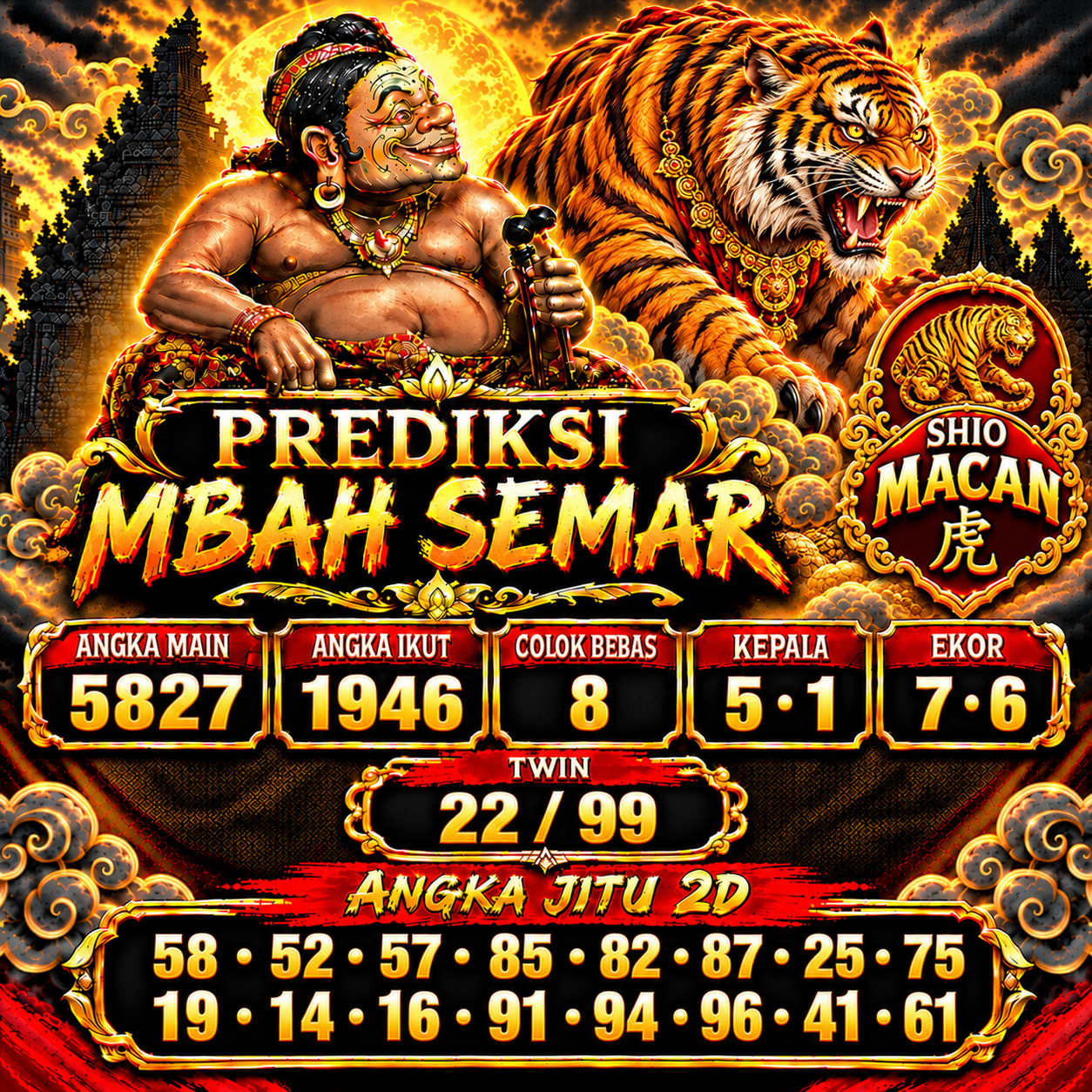 Syair SDY 30 Oktober 2026 Mbah Semar Terbaru