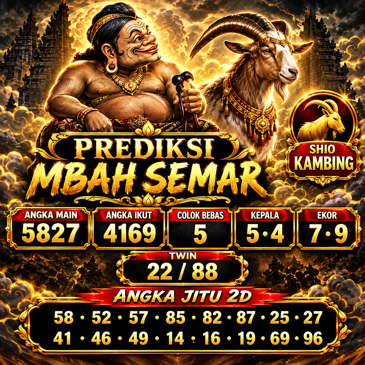 Syair Cambodia Selasa 27 Oktober 2026